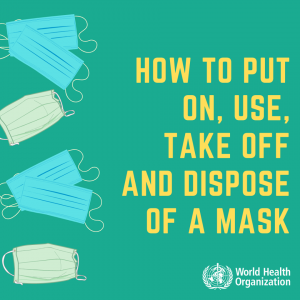 COVID-19 Advice for the Public: When and How to Use Masks